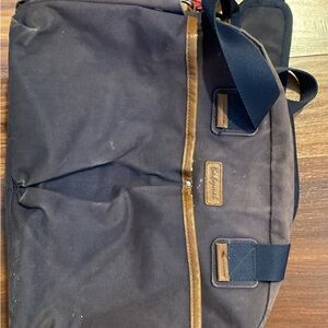 Babymel Navy Canvas Diaper bag